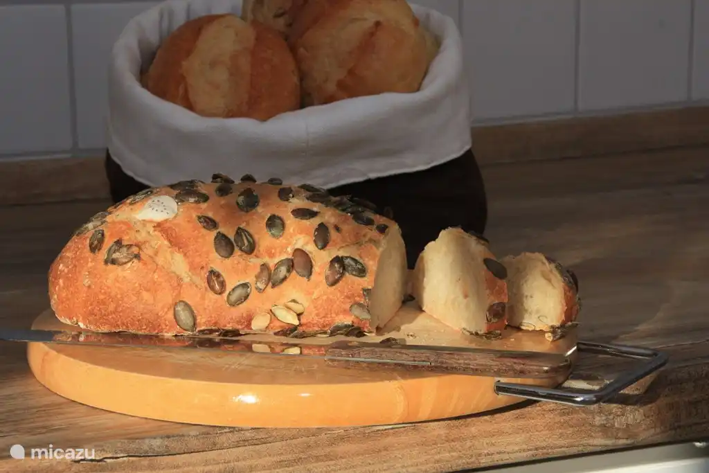 Hmmm – leckeres, frisch geschnittenes Brot...