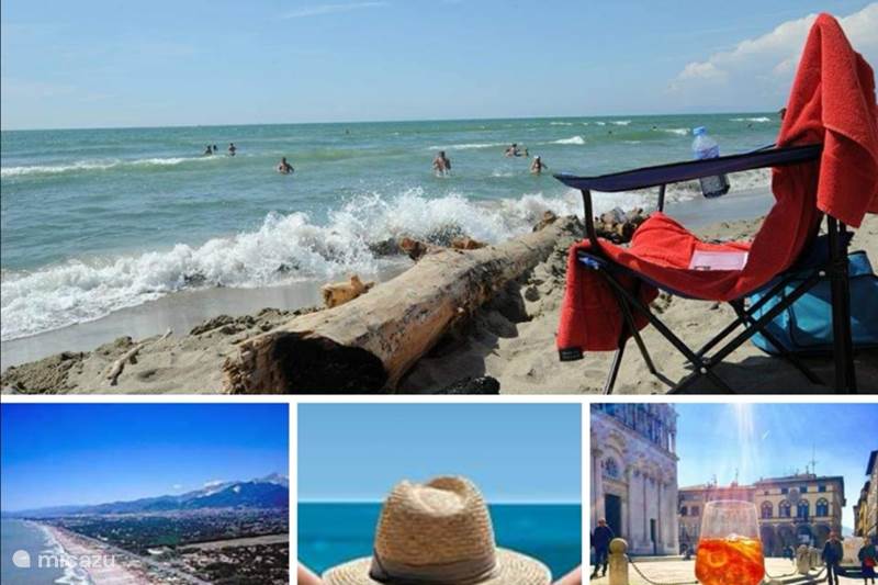 Vakantiehuis Italië, Toscane, Viareggio Chalet Chalet Camping aan zee Toscane