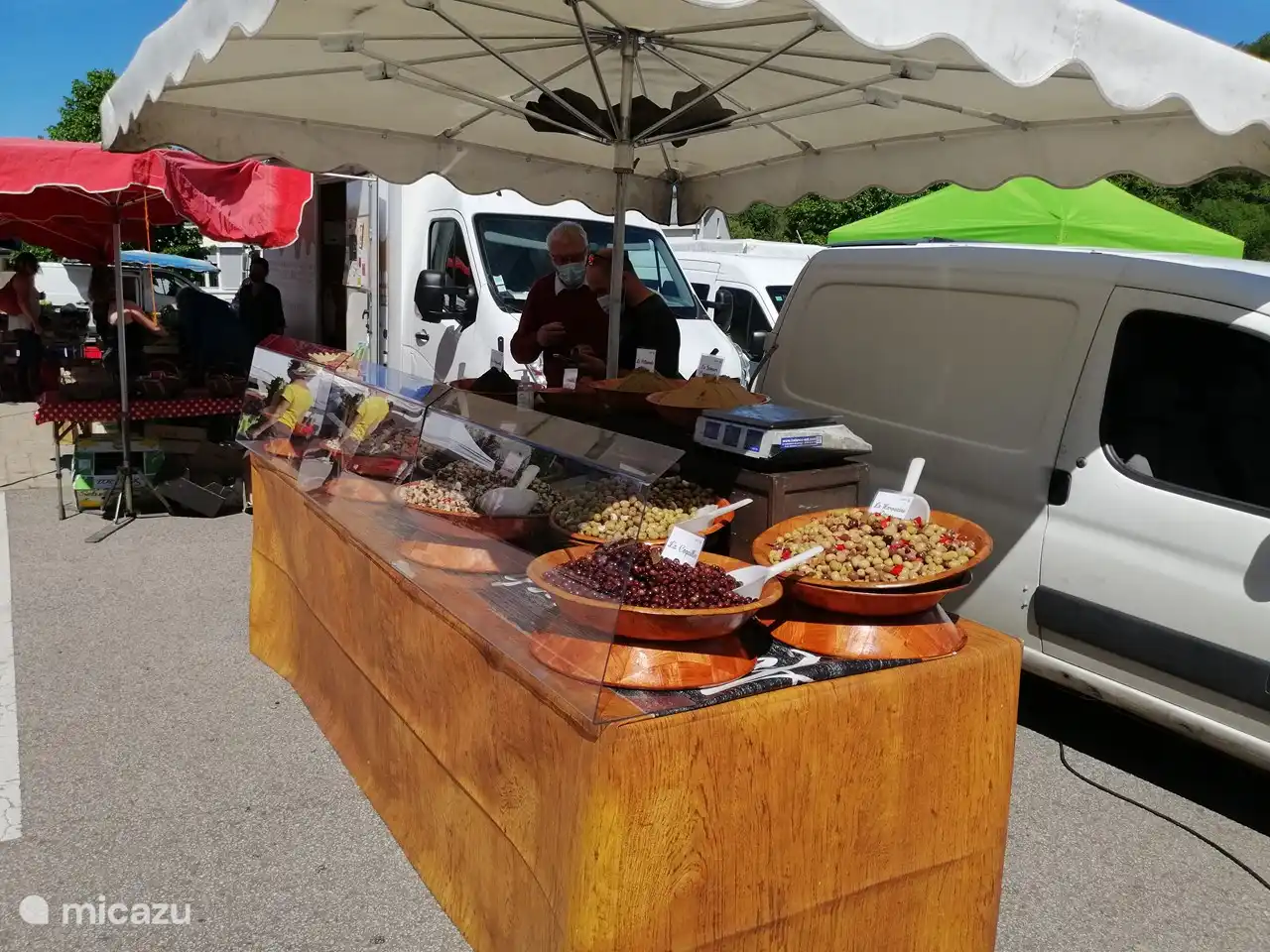 Markt mit lokalen Produkten