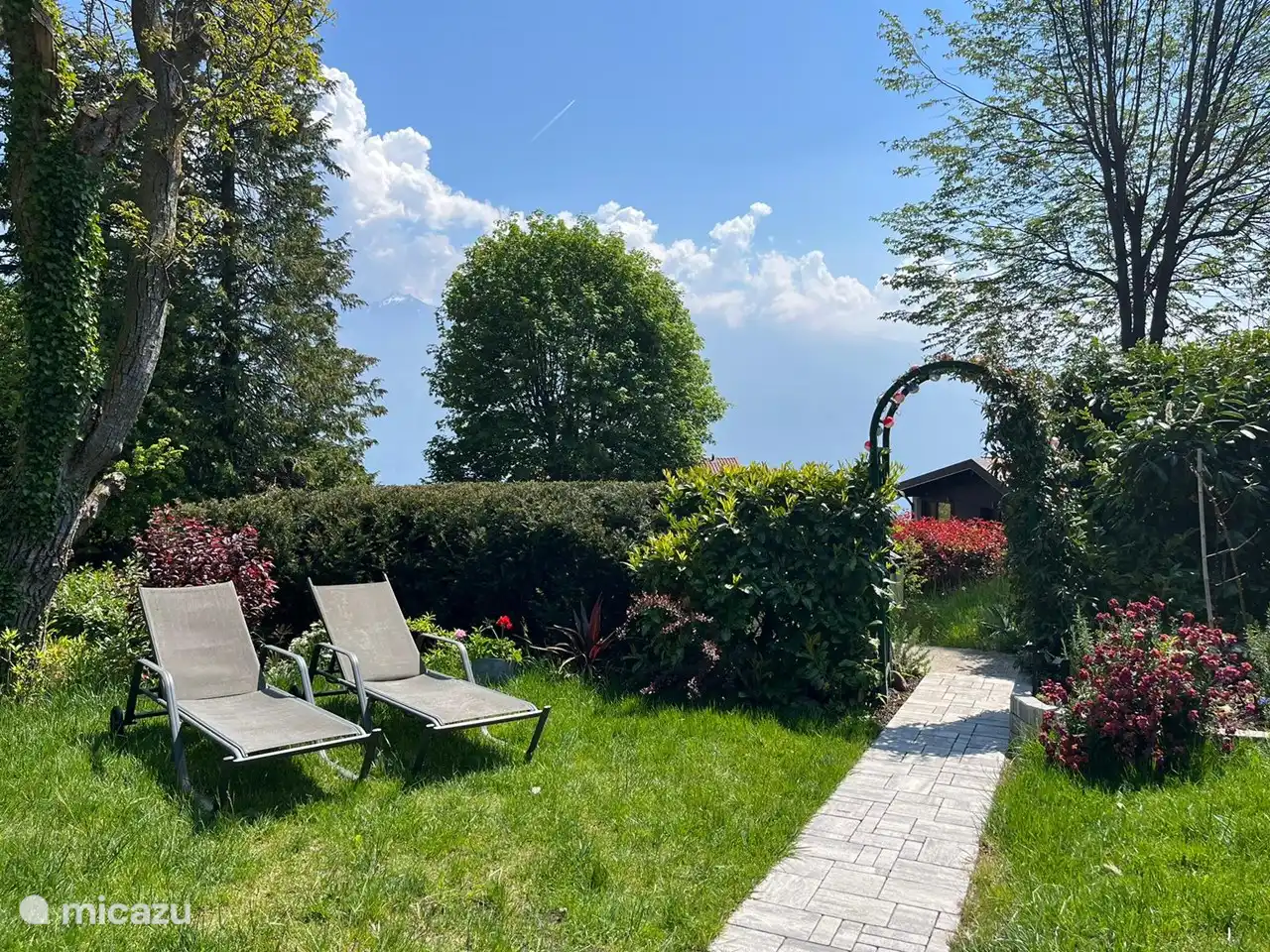 vista desde el jardin