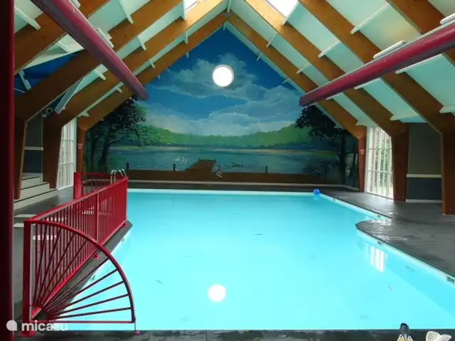 Fort | Pays-Bas, Gueldre, Voorthuizen - bungalow Piscine intérieure chauffée à environ 30 degrés avec bassin séparé pour les enfants et ouverte toute l'année