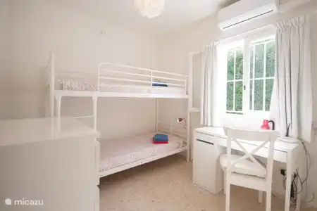 Vakantiehuis Spanje, Costa Blanca, Moraira villa Villa Delfin Azul 3e slaapkamer met stapelbed voor kinderen