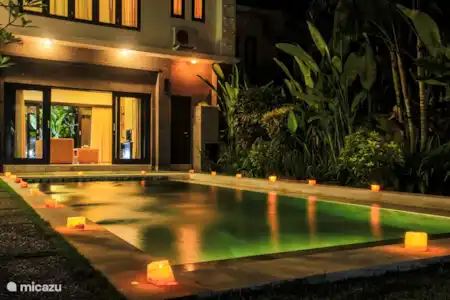 Vacation rental Indonesia, Bali, Keramas - villa Swan Keramas Bali Villa Private swimming pool and living room