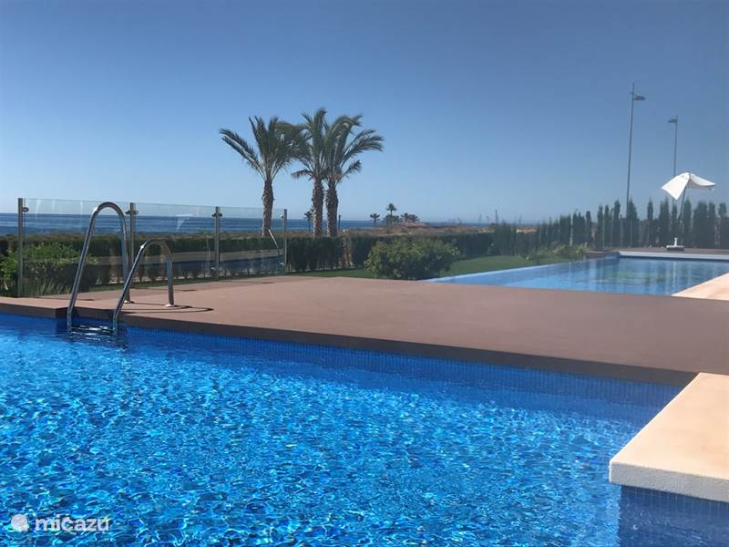 Holiday home in Spain, Costa de Almeria, San Juan de los Terreros Apartment 5 star APP + Roof terrace on Beach