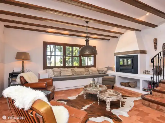 Villa Arcadia Moraira en España, Costa Blanca, Moraira - villa Zona de relax/chimenea