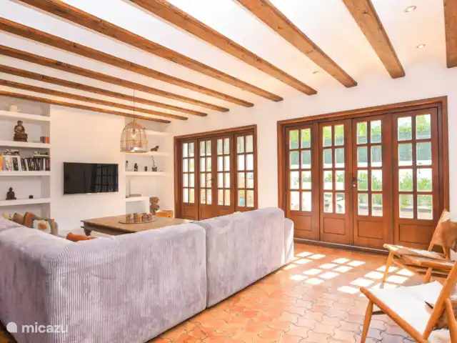 Villa Arcadia Moraira en España, Costa Blanca, Moraira - villa Sala de estar con Smart TV grande e internet rápido