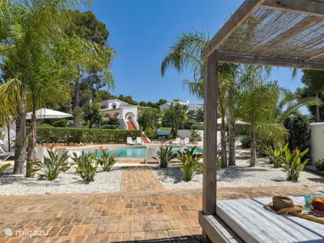 Villa Arcadia Moraira en España, Costa Blanca, Moraira - villa Vista desde (terraza de la piscina privada)