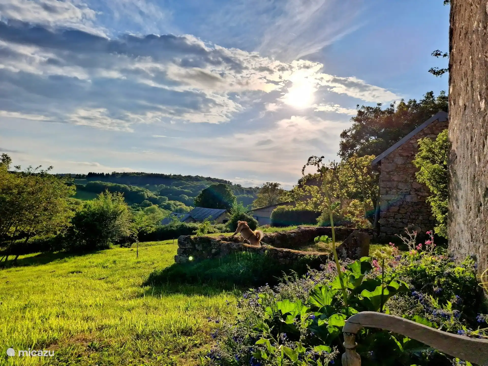 Mit Gast Annie in La Maison