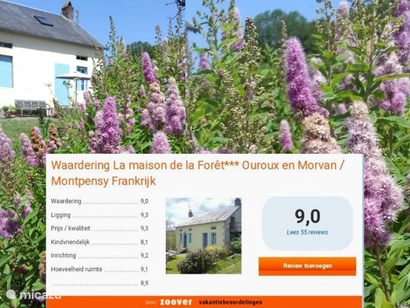Vakantiehuis Frankrijk, Nièvre, Ouroux-en-Morvan Boerderij La Maison de la Forêt