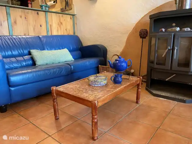 Four à Pain, 6 personnes | France, Allier, Vernusse - gîte / cottage coin salon avec poêle à bois