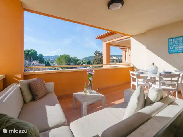 Apartamento Benvinguts en España, Costa Blanca, Jávea - apartamento Balcón con linda vista a las canchas de tenis.