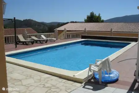 Vakantiehuis Spanje, Costa Blanca, Jalón finca Finca Rustica AIRCO gedeeld Zwembad ZWEMBAD