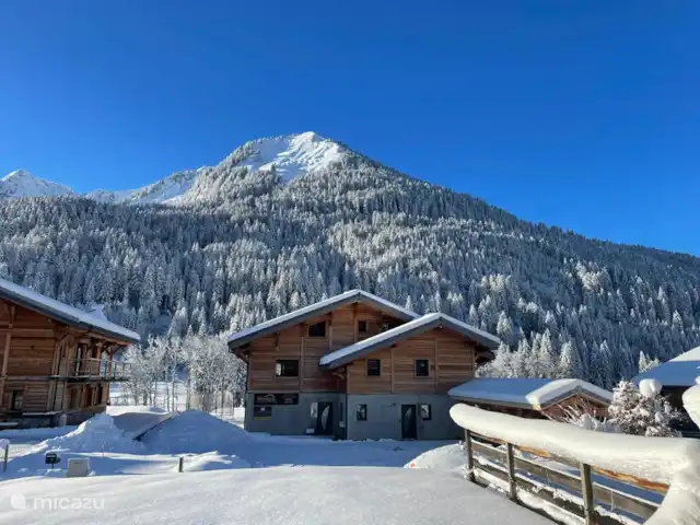 Le Percé Neige, Portes du Soleil | France, Haute-Savoie, La Chapelle-d'Abondance - appartement La vue de l'appartement en hiver