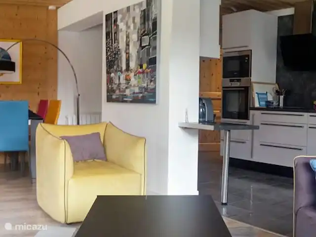 Le Percé Neige, Portes du Soleil | France, Haute-Savoie, La Chapelle-d'Abondance - appartement Salon et cuisine