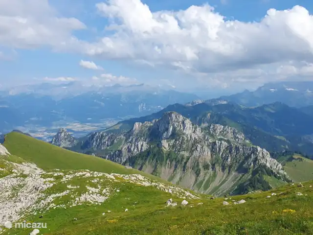 Le Percé Neige, Portes du Soleil | France, Haute-Savoie, La Chapelle-d'Abondance - appartement Vue depuis les Cornettes de Bise (dont les bouquetins)