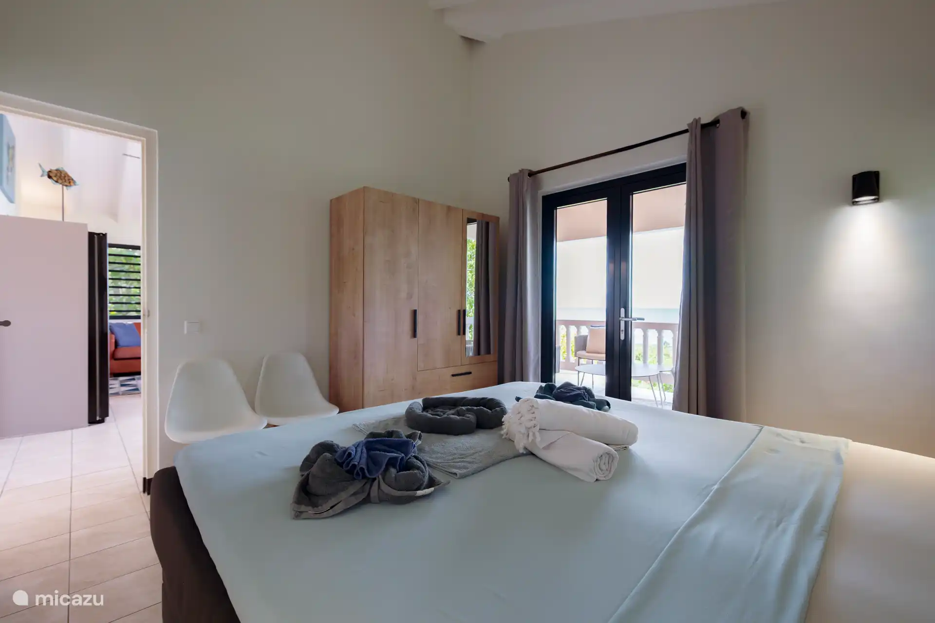 Hauptschlafzimmer, inklusive Wäscheschrank