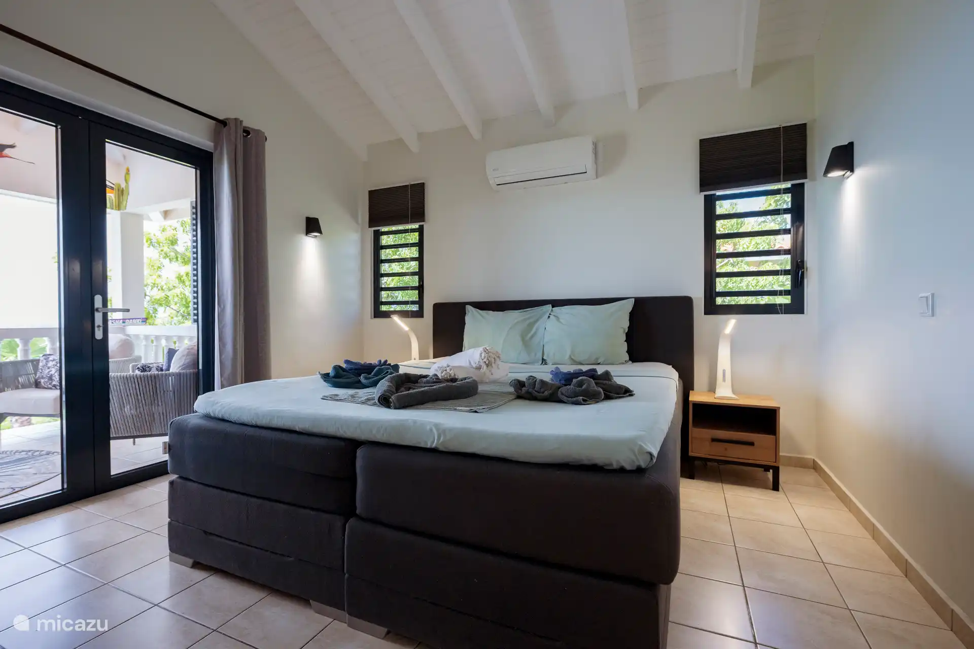 Hauptschlafzimmer mit Meerblick