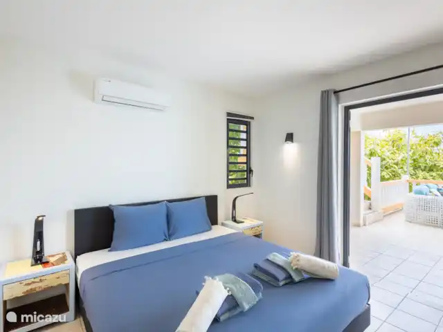 Villa Blenchi | Curaçao, Banda Abou (ouest), Coral Estate, Rif St.Marie - villa 2ème chambre avec vue sur la terrasse