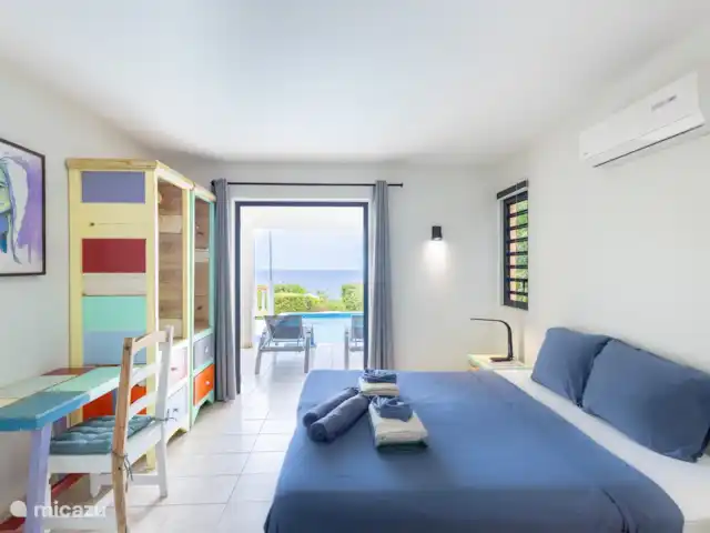 Villa Blenchi | Curaçao, Banda Abou (ouest), Coral Estate, Rif St.Marie - villa 3ème chambre avec vue sur la piscine