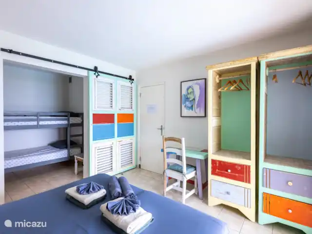 Villa Blenchi | Curaçao, Banda Abou (ouest), Coral Estate, Rif St.Marie - villa Chambre suivie de la 4ème chambre
