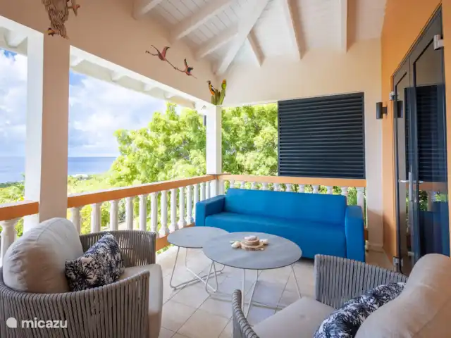 Villa Blenchi | Curaçao, Banda Abou (ouest), Coral Estate, Rif St.Marie - villa Siège relax sur le porche