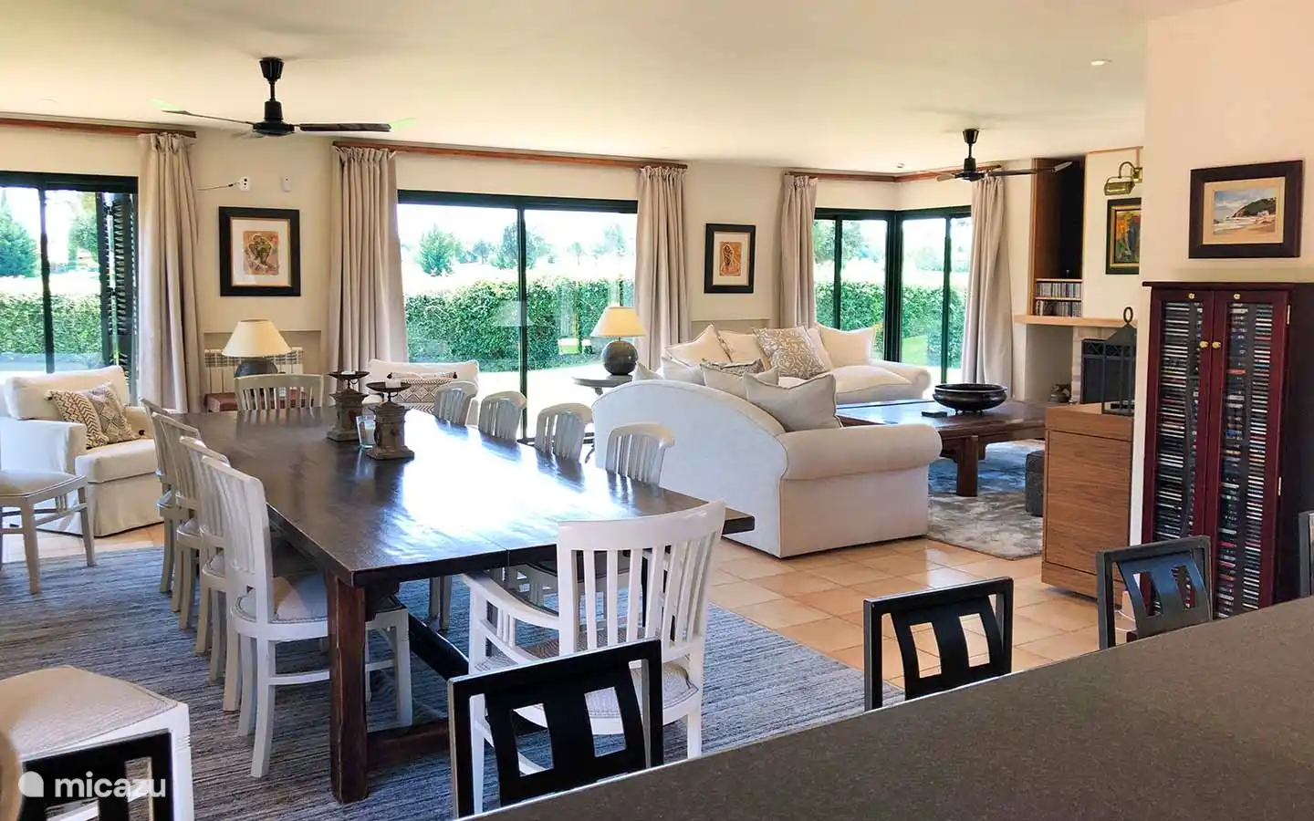 Blick aus dem Wohnzimmer