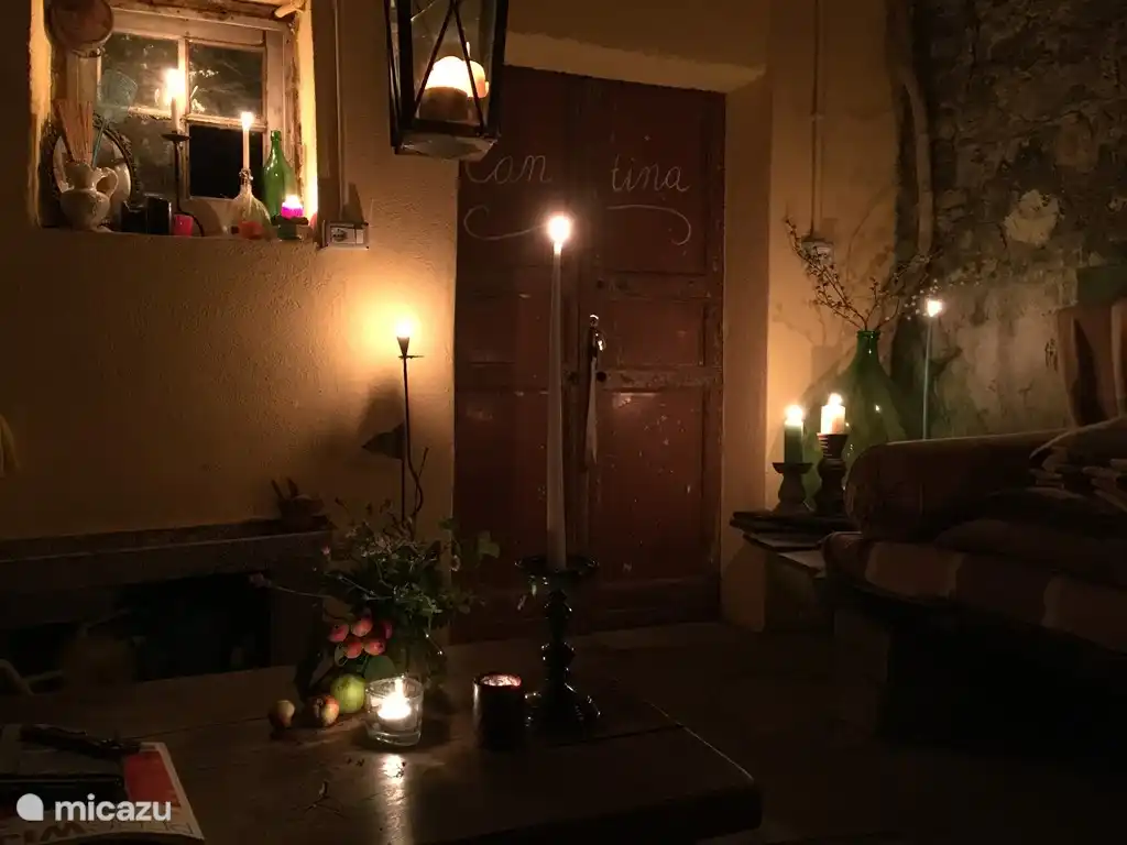 Kerzenlicht in der Lounge Winkel