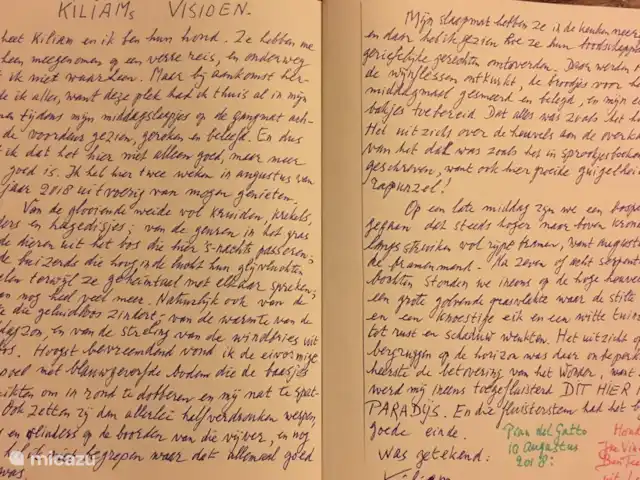 Pian del Gatto | Italie, Ligurie, Pareto - maison de vacances Livre d'or Pian del Gatto 2018. Vision d'un chien. Magnifiquement écrit par le propriétaire, vous devriez lire ceci!