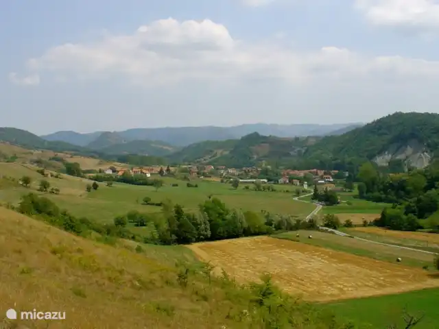 Pian del Gatto | Italie, Ligurie, Pareto - maison de vacances La vallée où se trouve notre maison Pian del Gatto.