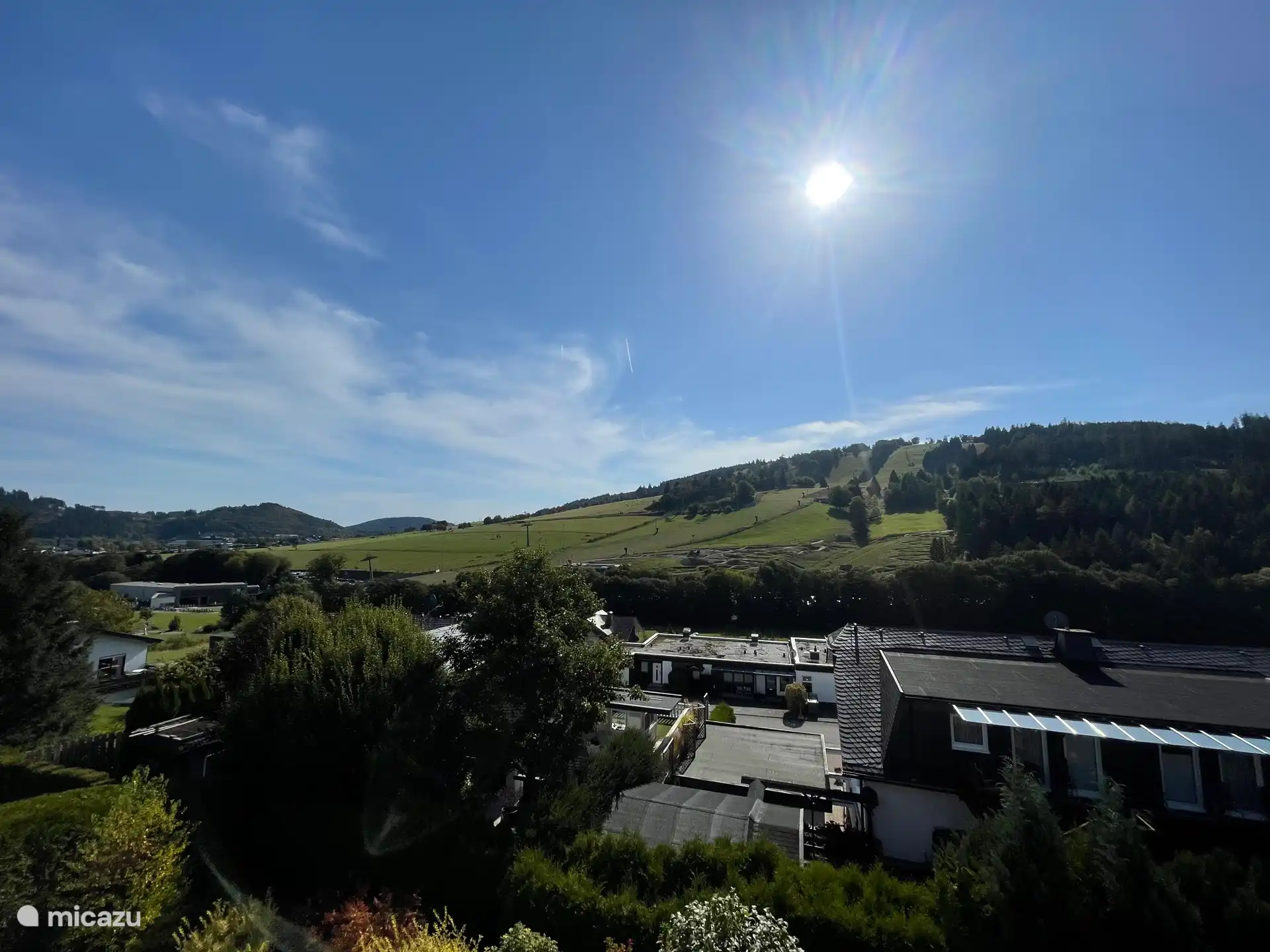 Blick auf den Balkon