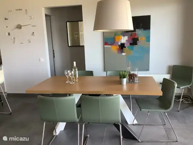 Villa Elia'N en Grecia, Gracia Central, Pogonia - villa Amplio comedor interior con 6 sillas