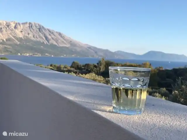 Villa Elia'N en Grecia, Gracia Central, Pogonia - villa Desde la esquina del salón en la terraza de arriba también hay hermosas vistas.