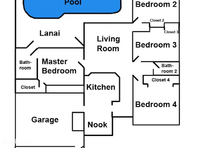 casa vacacional en Estados Unidos, Florida, Davenport – villa de florida davenport mapa de nuestra casa