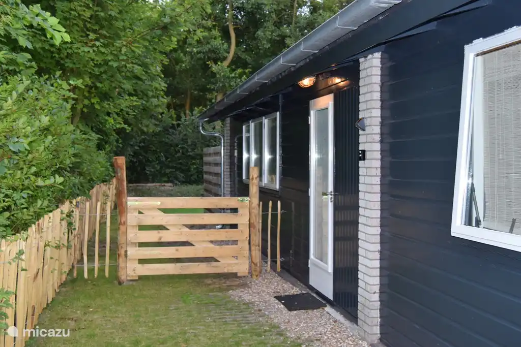 garden closed with a gate