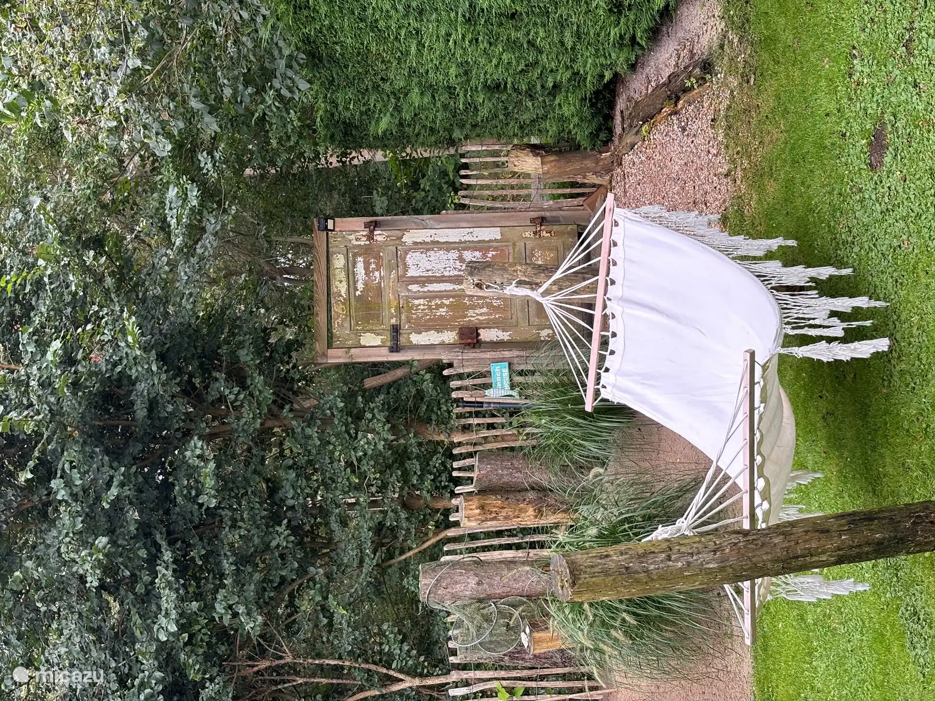 Relax in the hammock.