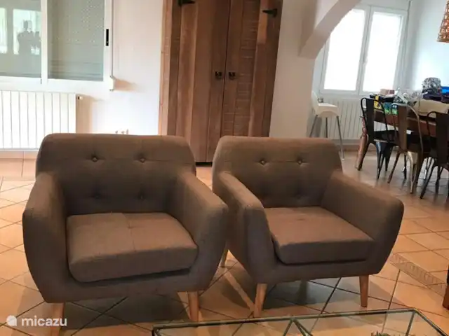 Villa 2-10 p met zeezicht en zwembad huren in Spanje, Costa Blanca, Altea - villa De zithoek in de lichte living.