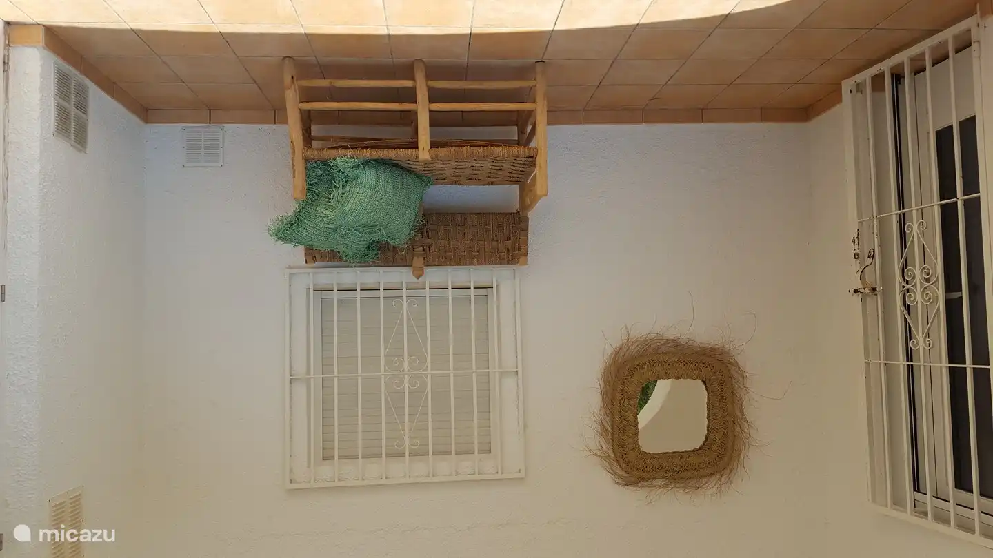 Der Eingang zur Wohnung im Erdgeschoss.