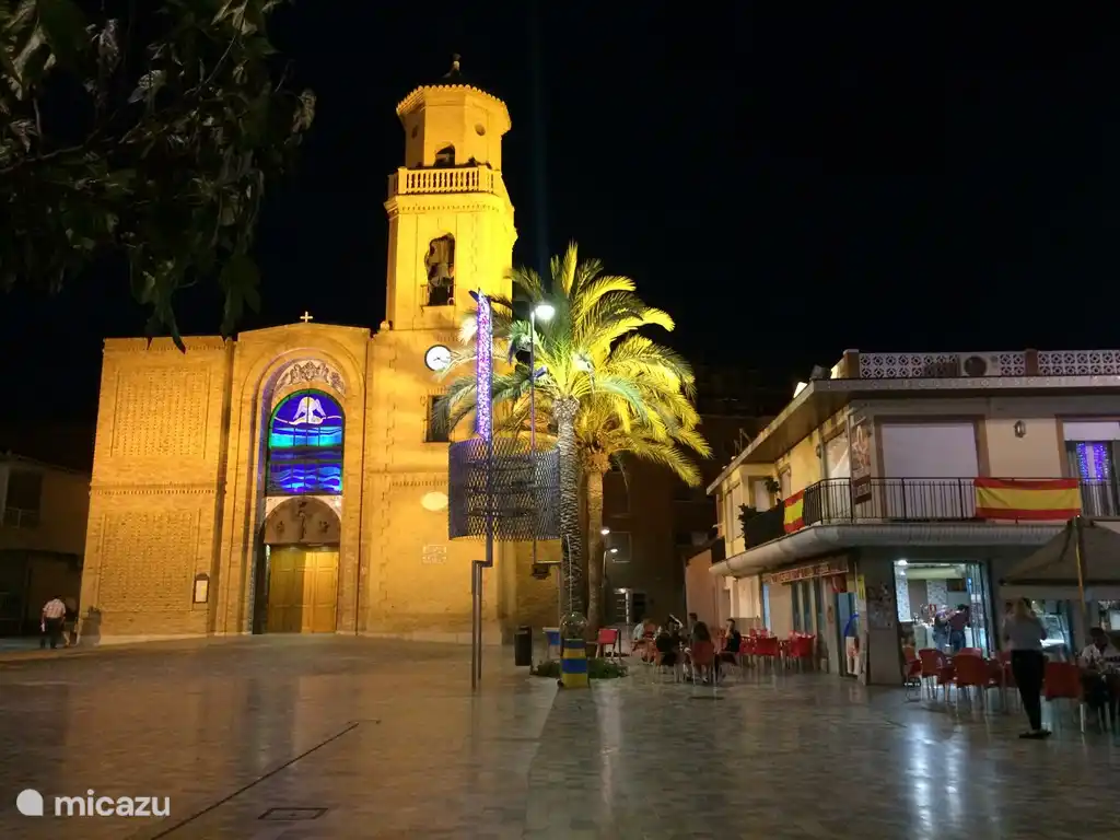 Das Zentrum am Abend
