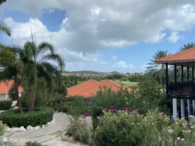 Villa 16 - Près de la piscine et de la plage | Curaçao, Curaçao-Centre, Blue Bay - villa Vue depuis le porche