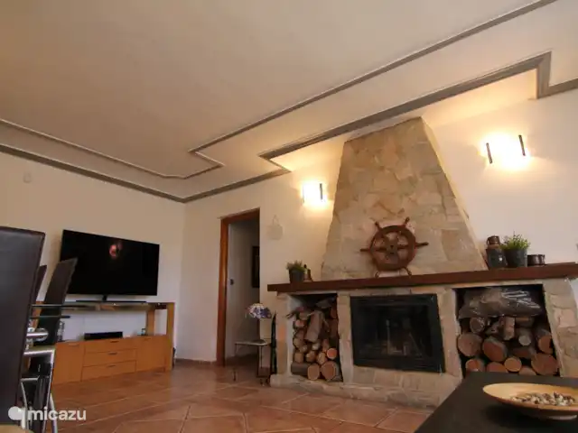 El Camarote à Mijas | Espagne, Andalousie, Mijas - villa cheminée dans le salon