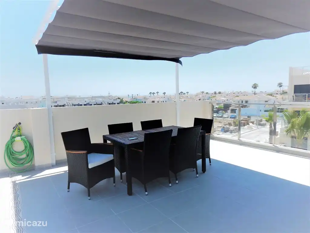 Essbereich auf dem Dach