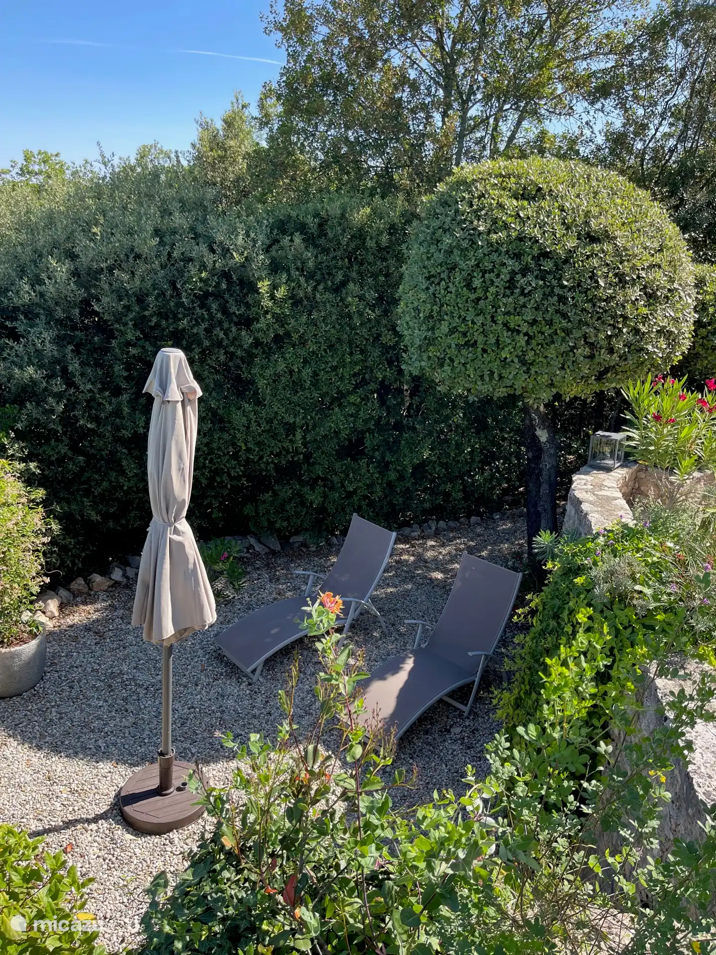 Beneden terras 