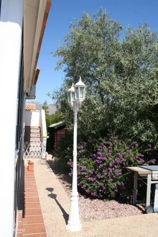 Chemin vers la terrasse sur le toit