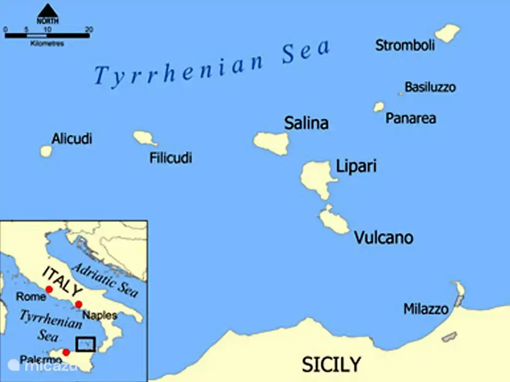 Die 7 Äolischen Inseln