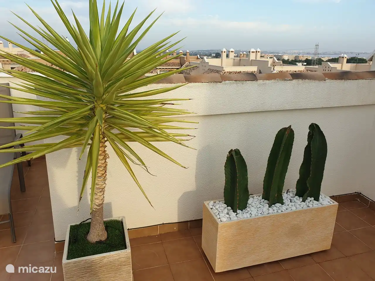 Sonnige Dachterrasse