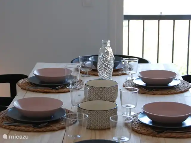 Location de Vacances Espagne, Costa Tropical, Almuñécar, maison de vacances - Maison atmosphérique et élégante en bord de mer Salle à manger