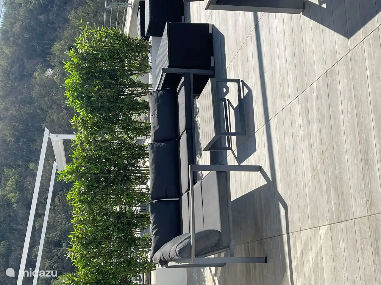 Terraza privada del apartamento
