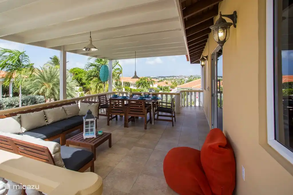 Die überdachte Veranda 