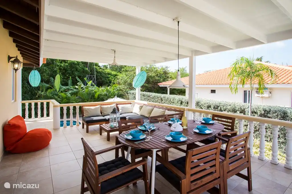 Die überdachte Veranda 