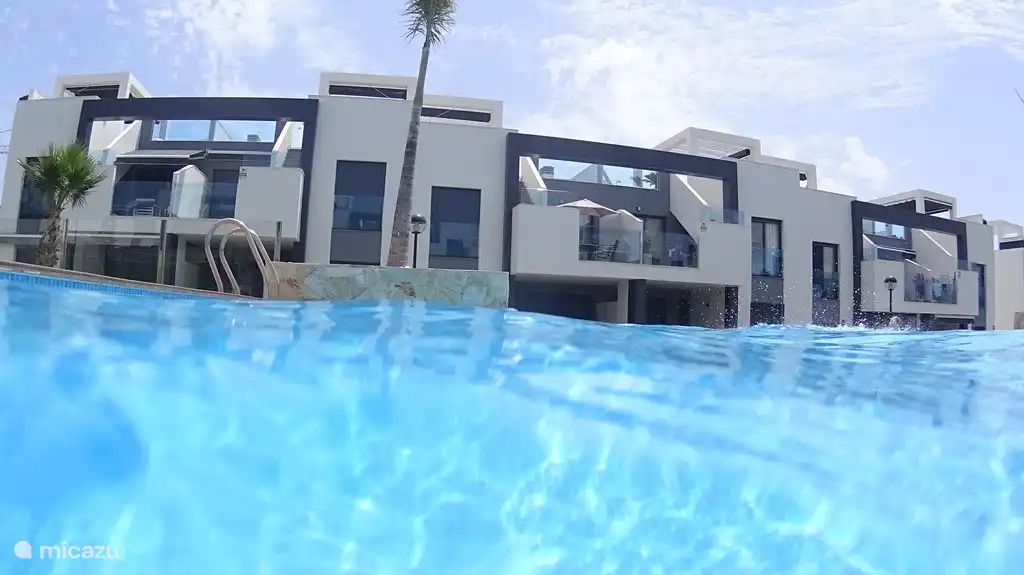 View from the pool at the apartment. (a view to a kill)